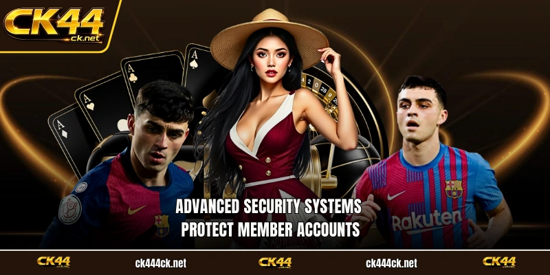 Advanced security systems protect member accounts