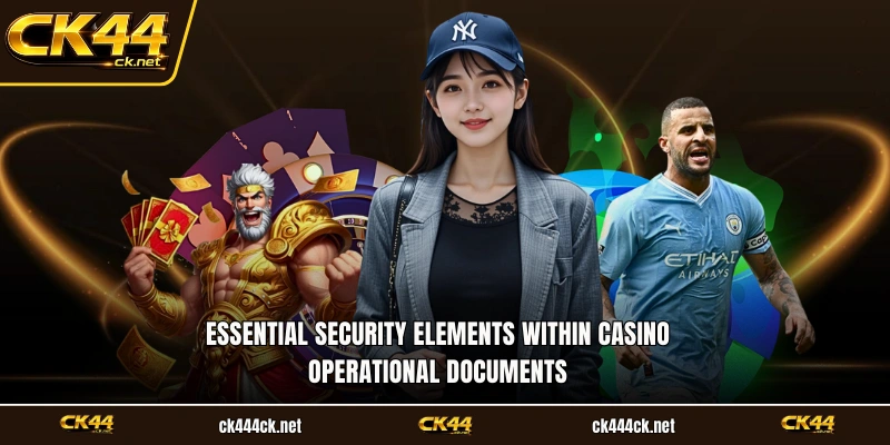 Essential security elements within casino operational documents