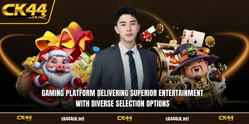 Gaming platform delivering superior entertainment with diverse selection options