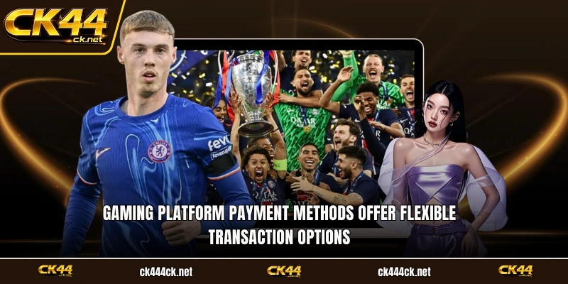 Gaming platform payment methods offer flexible transaction options