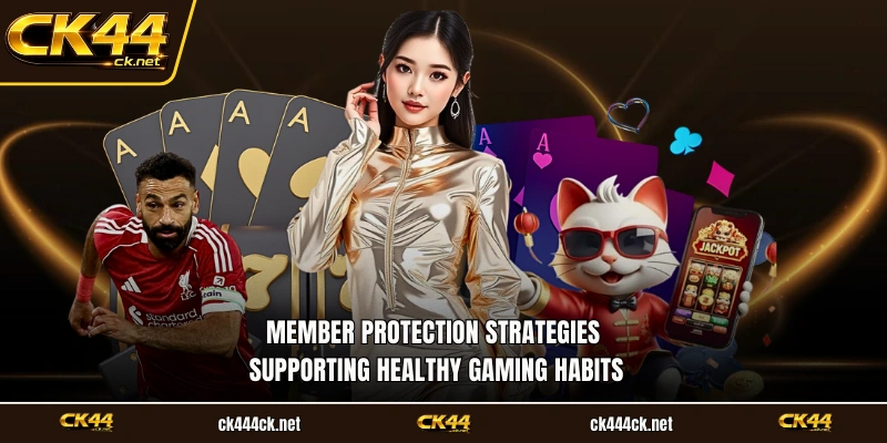Member protection strategies supporting healthy gaming habits