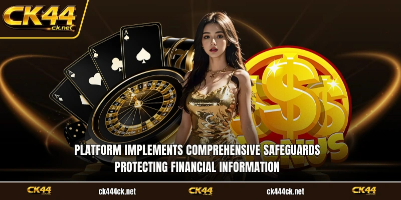 Platform implements comprehensive safeguards protecting financial information