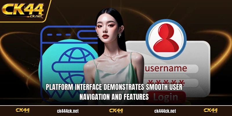Platform interface demonstrates smooth user navigation and features