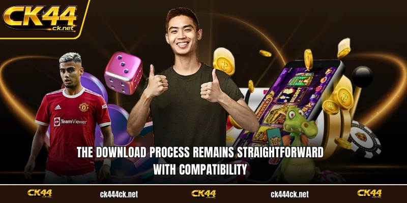 The download process remains straightforward with compatibility